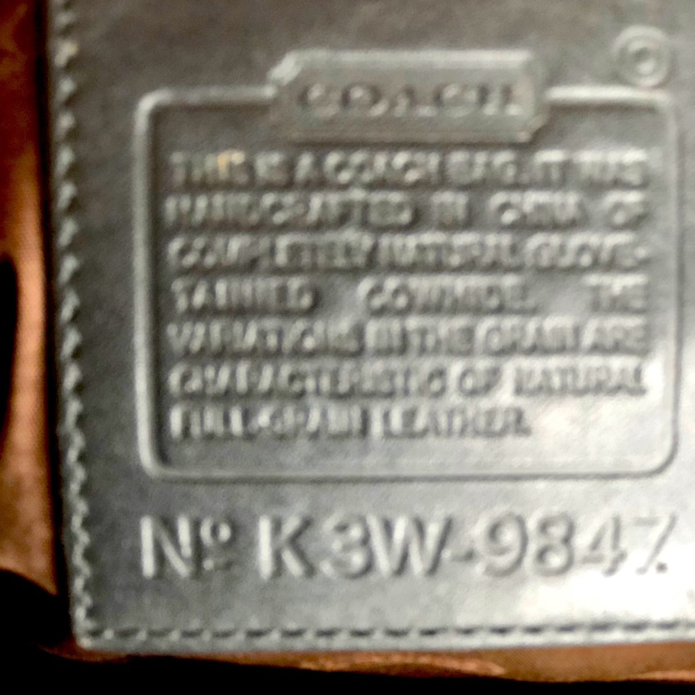 Black Coach Purse